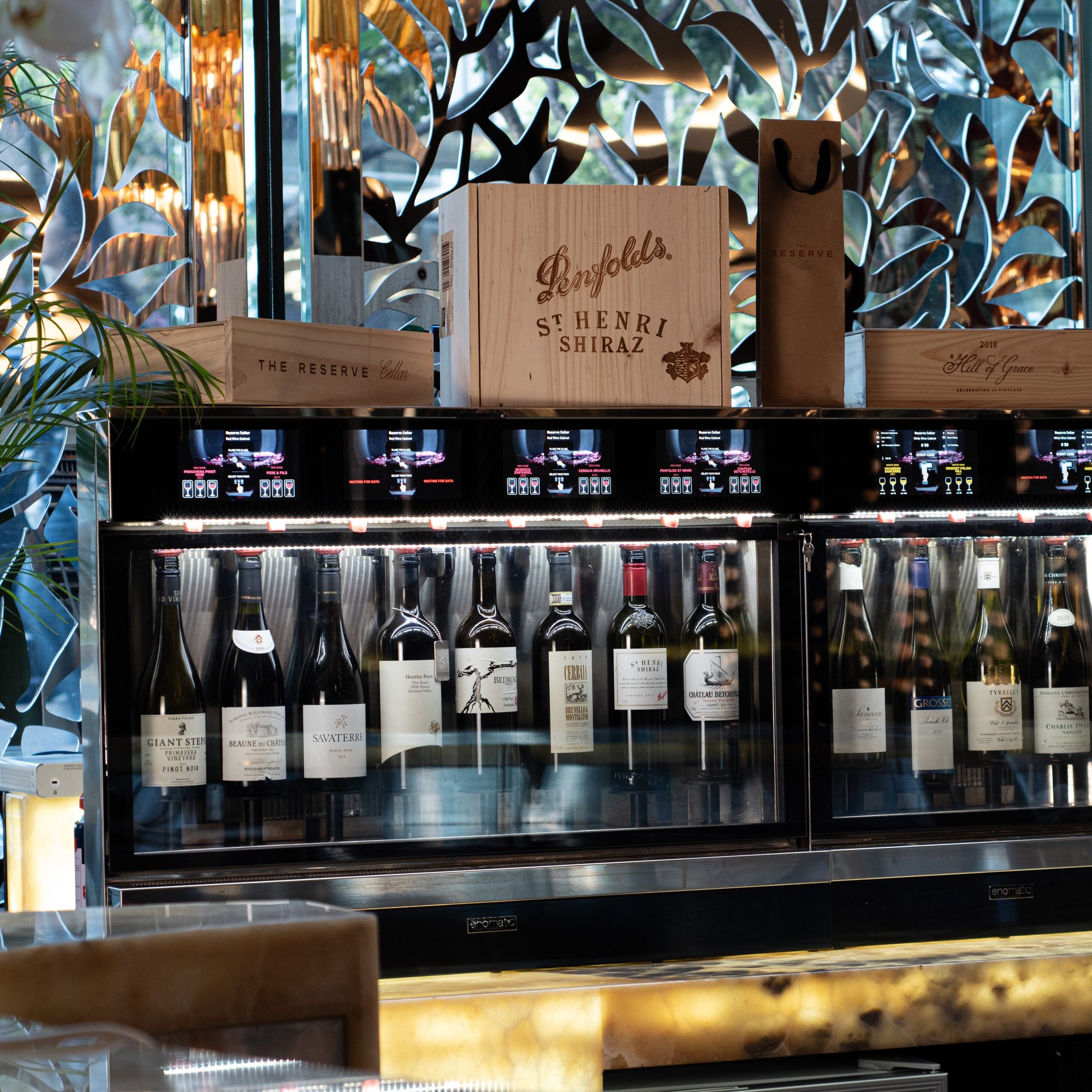 The Reserve Cellar, Brisbane using enomatic machines The Reserve Cellar, Brisbane using enomatic machines