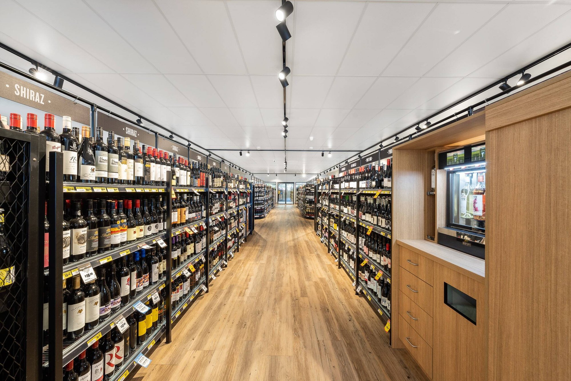 IGA Liquor Mansfield enomatic wine machine retail IGA Liquor Mansfield enomatic wine machine retail